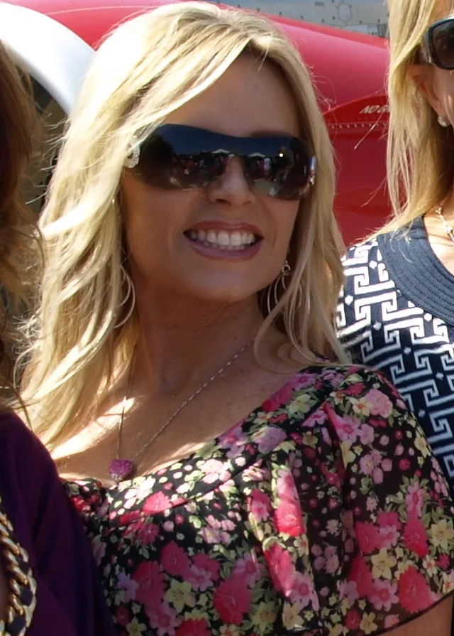 Tamra Judge at the Virgin America Orange County launch in 2009